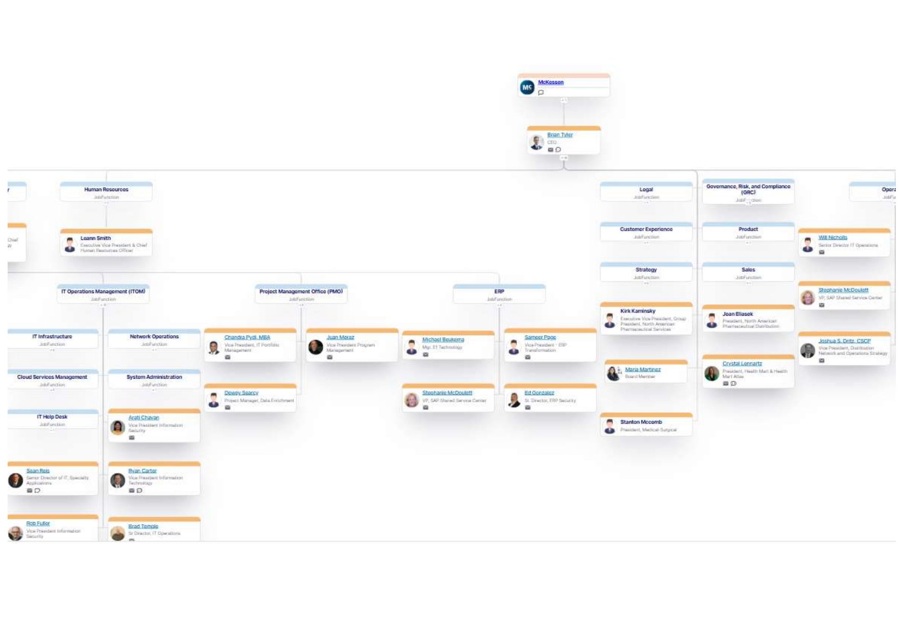 McKesson Org Chart Detail